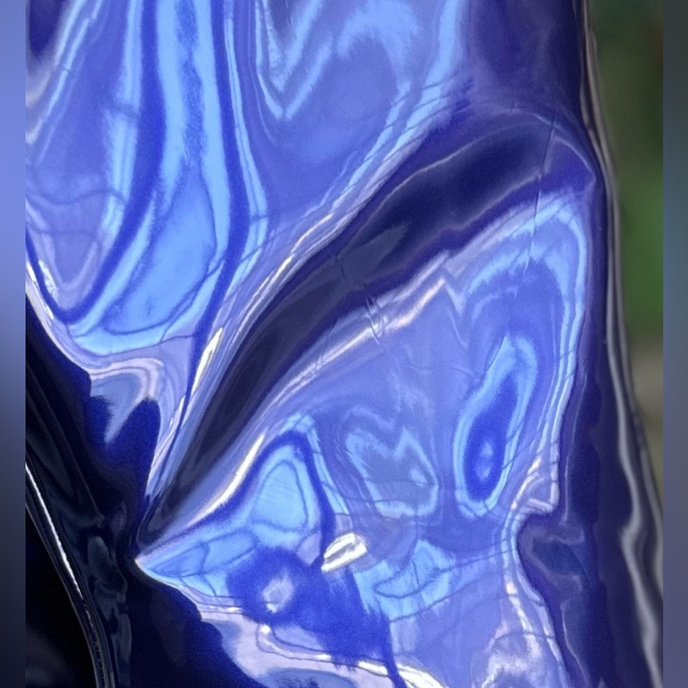 Cape Robbin Shiny Navy Heeled Boots - Picture 4 of 6